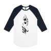 AS Colour - 3/4 Raglan Baseball Sleeve Tee Thumbnail