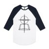 AS Colour - 3/4 Raglan Baseball Sleeve Tee Thumbnail