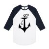 AS Colour - 3/4 Raglan Baseball Sleeve Tee Thumbnail