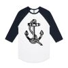 AS Colour - 3/4 Raglan Baseball Sleeve Tee Thumbnail