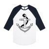 AS Colour - 3/4 Raglan Baseball Sleeve Tee Thumbnail