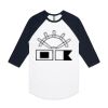 AS Colour - 3/4 Raglan Baseball Sleeve Tee Thumbnail