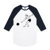 AS Colour - 3/4 Raglan Baseball Sleeve Tee Thumbnail