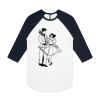 AS Colour - 3/4 Raglan Baseball Sleeve Tee Thumbnail