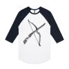 AS Colour - 3/4 Raglan Baseball Sleeve Tee Thumbnail