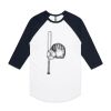 AS Colour - 3/4 Raglan Baseball Sleeve Tee Thumbnail