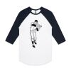 AS Colour - 3/4 Raglan Baseball Sleeve Tee Thumbnail