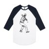 AS Colour - 3/4 Raglan Baseball Sleeve Tee Thumbnail