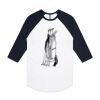 AS Colour - 3/4 Raglan Baseball Sleeve Tee Thumbnail