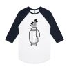 AS Colour - 3/4 Raglan Baseball Sleeve Tee Thumbnail