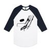 AS Colour - 3/4 Raglan Baseball Sleeve Tee Thumbnail