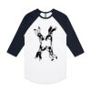 AS Colour - 3/4 Raglan Baseball Sleeve Tee Thumbnail