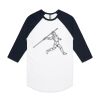 AS Colour - 3/4 Raglan Baseball Sleeve Tee Thumbnail