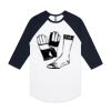 AS Colour - 3/4 Raglan Baseball Sleeve Tee Thumbnail