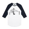 AS Colour - 3/4 Raglan Baseball Sleeve Tee Thumbnail