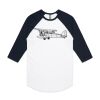 AS Colour - 3/4 Raglan Baseball Sleeve Tee Thumbnail