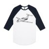 AS Colour - 3/4 Raglan Baseball Sleeve Tee Thumbnail