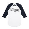 AS Colour - 3/4 Raglan Baseball Sleeve Tee Thumbnail