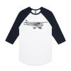 AS Colour - 3/4 Raglan Baseball Sleeve Tee Thumbnail