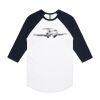 AS Colour - 3/4 Raglan Baseball Sleeve Tee Thumbnail