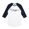 AS Colour - 3/4 Raglan Baseball Sleeve Tee Thumbnail