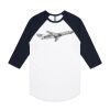 AS Colour - 3/4 Raglan Baseball Sleeve Tee Thumbnail