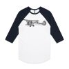 AS Colour - 3/4 Raglan Baseball Sleeve Tee Thumbnail