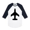AS Colour - 3/4 Raglan Baseball Sleeve Tee Thumbnail