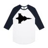 AS Colour - 3/4 Raglan Baseball Sleeve Tee Thumbnail