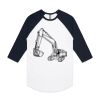 AS Colour - 3/4 Raglan Baseball Sleeve Tee Thumbnail
