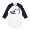 AS Colour - 3/4 Raglan Baseball Sleeve Tee Thumbnail