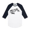 AS Colour - 3/4 Raglan Baseball Sleeve Tee Thumbnail