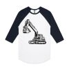 AS Colour - 3/4 Raglan Baseball Sleeve Tee Thumbnail