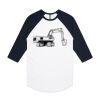 AS Colour - 3/4 Raglan Baseball Sleeve Tee Thumbnail