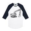 AS Colour - 3/4 Raglan Baseball Sleeve Tee Thumbnail