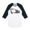 AS Colour - 3/4 Raglan Baseball Sleeve Tee Thumbnail