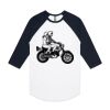 AS Colour - 3/4 Raglan Baseball Sleeve Tee Thumbnail