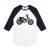 AS Colour - 3/4 Raglan Baseball Sleeve Tee Thumbnail