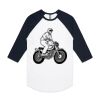 AS Colour - 3/4 Raglan Baseball Sleeve Tee Thumbnail