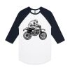 AS Colour - 3/4 Raglan Baseball Sleeve Tee Thumbnail