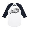 AS Colour - 3/4 Raglan Baseball Sleeve Tee Thumbnail