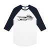 AS Colour - 3/4 Raglan Baseball Sleeve Tee Thumbnail