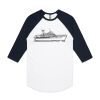 AS Colour - 3/4 Raglan Baseball Sleeve Tee Thumbnail