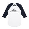 AS Colour - 3/4 Raglan Baseball Sleeve Tee Thumbnail