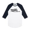 AS Colour - 3/4 Raglan Baseball Sleeve Tee Thumbnail