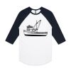 AS Colour - 3/4 Raglan Baseball Sleeve Tee Thumbnail