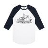 AS Colour - 3/4 Raglan Baseball Sleeve Tee Thumbnail