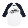 AS Colour - 3/4 Raglan Baseball Sleeve Tee Thumbnail
