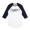 AS Colour - 3/4 Raglan Baseball Sleeve Tee Thumbnail