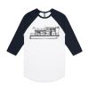 AS Colour - 3/4 Raglan Baseball Sleeve Tee Thumbnail